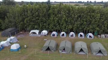 Фото Люкс-шатры Survival Camp Janovice г. Неборув 4